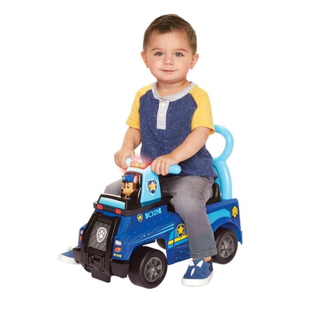 Paw Patrol Kids Ride On Chase Cruiser Push Ride-On with Lights and Sounds for Ages 2 to 4 Ages