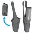 thumbnail image 2 of Yoga Mat Bag Premium Cotton Tote Sling Carrier w Side Pocket and Zipper Pocket, 2 of 9