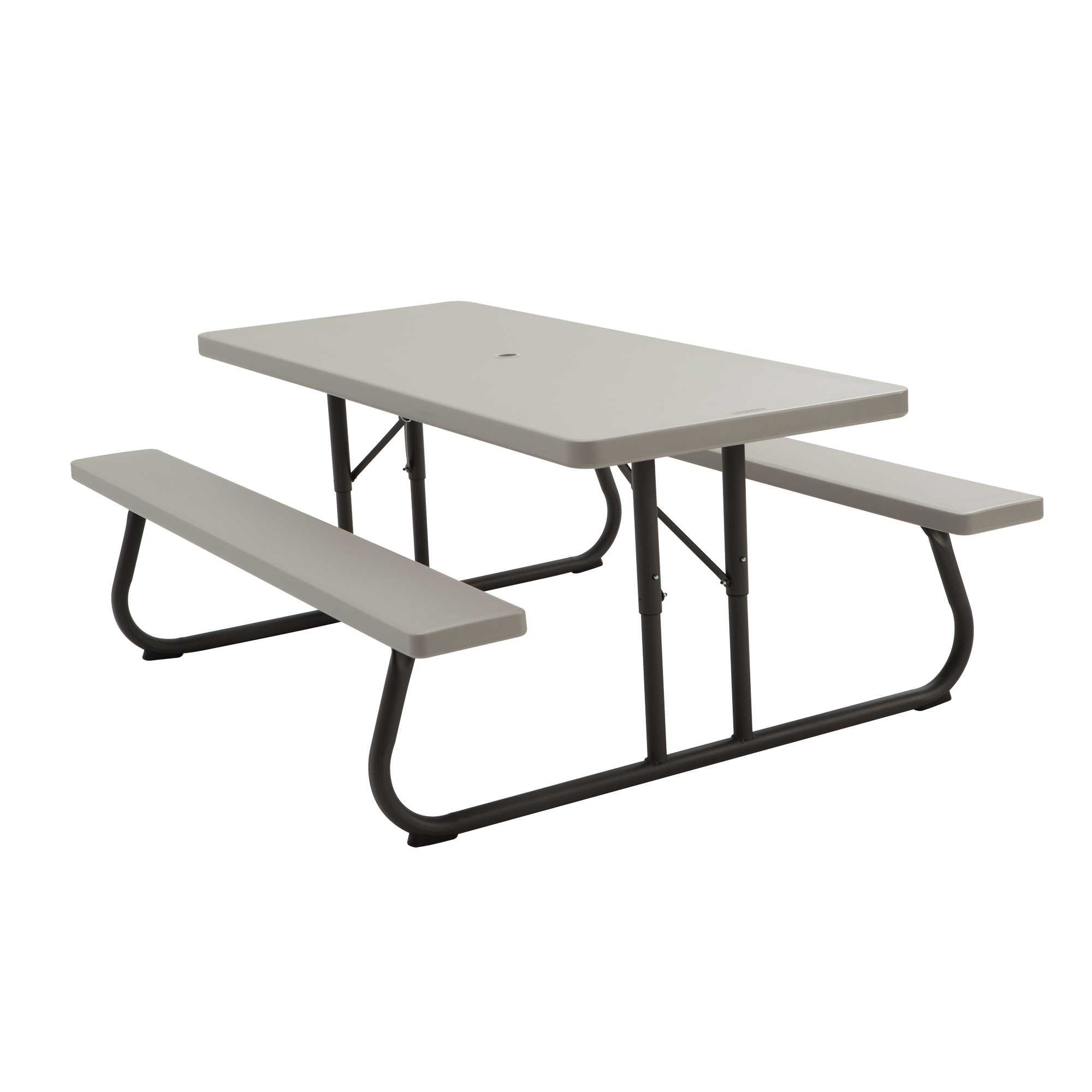 Lifetime 6 Foot Folding Picnic Table, Putty, 22119 - image 3 of 12