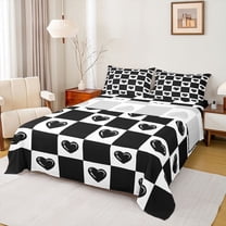 Castle Fairy Boys Girls Romantic Love Heart Twin Sheet Sets,Happy Valentine's Day Bedding