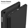 thumbnail image 6 of Fintie SlimShell Case for Samsung Galaxy Tab A9+ / Tab A9 Plus 11 inch 2023 Model (SM-X210/X216/X218), Lightweight Stand Translucent Frosted Back Cover, Auto Wake/Sleep, Black, 6 of 9