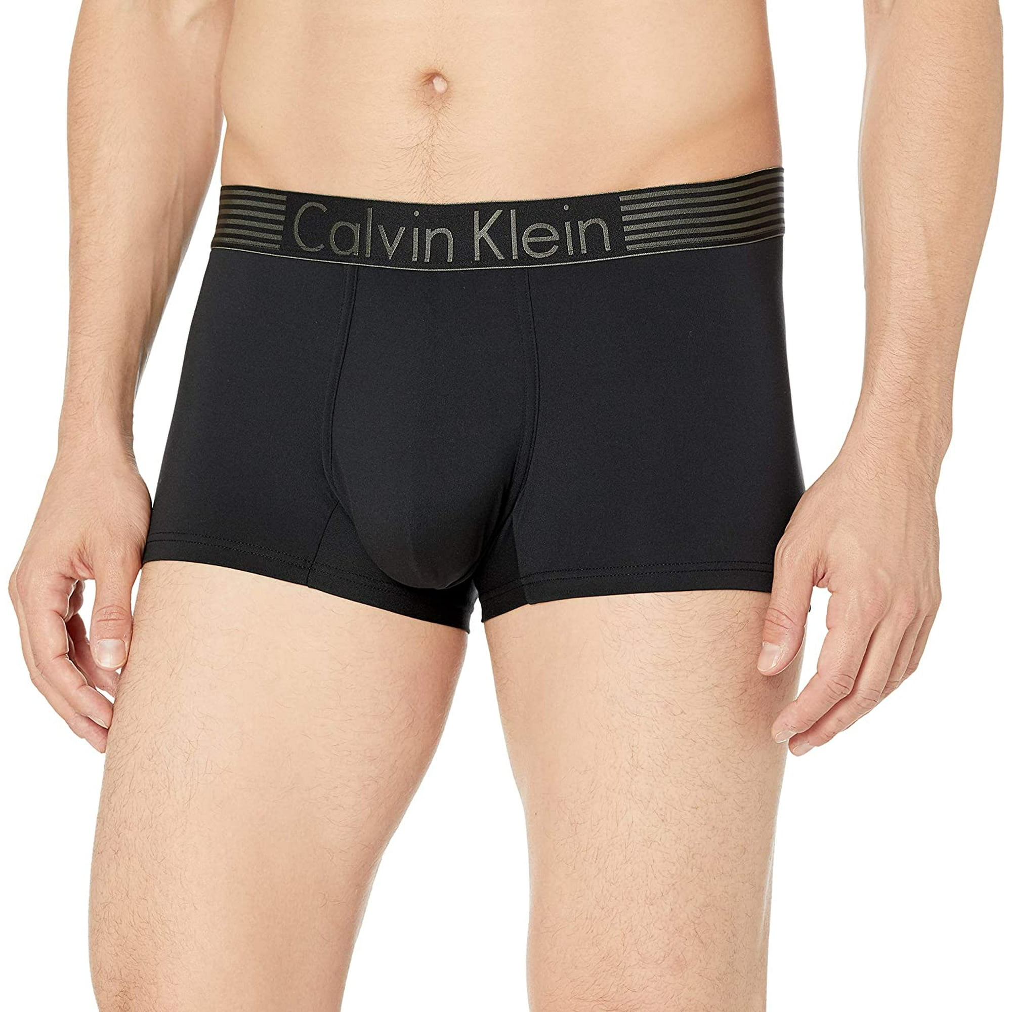 Calvin Klein Men's Underwear Iron Strength Micro Low Rise Trunks, Black,  X-Large | Walmart Canada