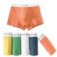 thumbnail image 4 of FLMEI 5Pcs Boys Boxer Brief Cotton Underwear Soft Solid Color Panties 5Pack for Kids Toddler Teen 2-14Y, 4 of 7