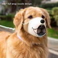 thumbnail image 5 of 2PCS Cute Funny Dog Muzzles - Adjustable Breathable Gentle Cloth Dog Mouth Cover for Anti-Barking, Size S, 5 of 5