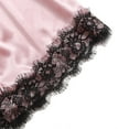 thumbnail image 7 of Brnmxoke Womens Lingeries Silk Pajamas Robes Set 4Pcs Sexy Pjs Cami Shorts Satin Sleepwear Soft Cozy Lace Solid Color Nightwear Sets Loungewear, 7 of 7