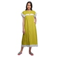 thumbnail image 1 of Moomaya Chemise de Nuit à Manches Courtes pour Femmes, en Coton Imprimé, 1 of 6