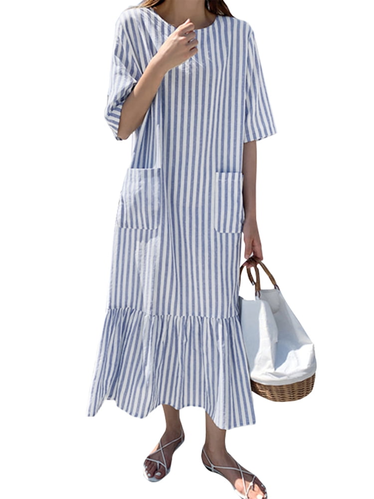Walmart striped dress Clearance