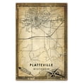 thumbnail image 3 of Platteville Vintage Map Prints Canvas, Wisconsin Map Art Canvas, Canvas, Platteville Map City style vintage Canvas , Canvas Wall Art, Street Map Artwork Canvas, 3 of 6