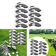 thumbnail image 5 of 9 Piezas Fundas para Cabezas de Hierro de Golf DYNWAVEMX Funda Protectora Duraderas Gris blanco, 5 of 8