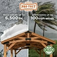 thumbnail image 2 of Backyard Discovery 12' x 10' Arlington Cedar Gazebo, 2 of 9