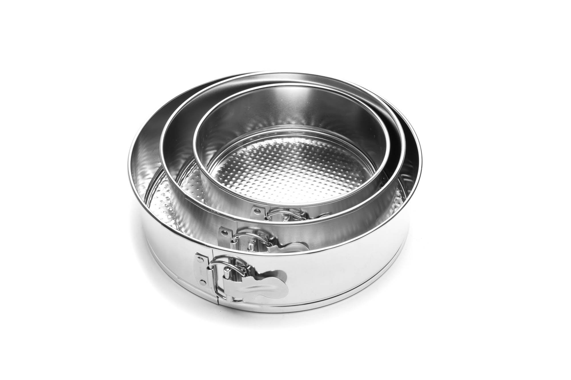 Fox Run 4560 Ensemble de Moules à Charnière, Acier Plaqué Étain, 3 Pcs