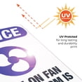 thumbnail image 6 of Turn On Fan While Room Is Occupied Sign, OSHA Notice Sign, 24x36 Corrugated Plastic, 6 of 7