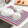 thumbnail image 6 of Goofa Dish Drying Mat Super Absorbent Drying Mat Large Dish Drying Mats for Kitchen Counter Easy Clean Dish Mat Kitchen Drying Mat 16" x 18" ( Stars And Stripes ), 6 of 6