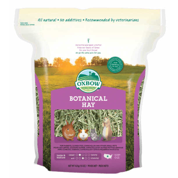 Oxbow Pet Products Botanical Hay Dry Small Animal Food, 15 oz