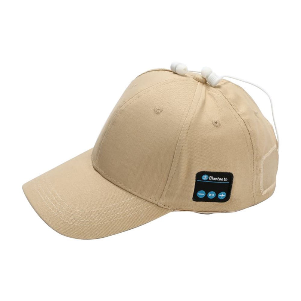 Suitable for Indoor and Outdoor Sports Sun Hat with Built-in Speaker and Microphone Bone Conduction Sound Waterproof Design Bluetooth Baseball Cap Wireless Smart Music Cap
