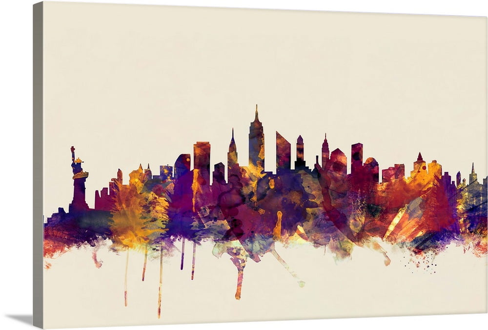 Great BIG Canvas "New York City Skyline" Canvas Wall Art 48x32
