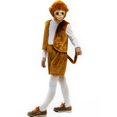 Monkey Jungle Animal size XS Boys Plush Costume Dress-Up Play Kids 5
