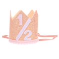 thumbnail image 1 of Children Birthday Hats Kid Half Birthday Party Tiara Headdress Baby Shower Gift, 1 of 2