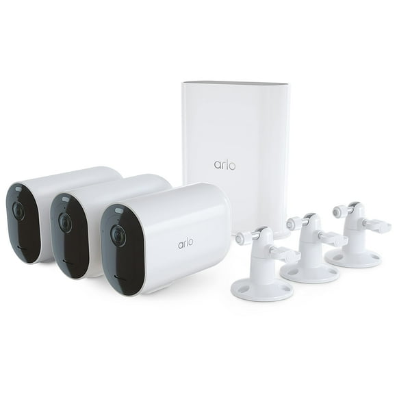 Cámara de seguridad Arlo Pro 5S XL Spotlight 2K HDR, paquete de 3, blanca