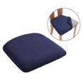 thumbnail image 2 of Dining Room Chairs Covers Dining Chair Seat Covers Removable Navy Blue, 2 of 9