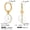 JDE0112249, variant on Pearl Earrings for Women 925 Sterling Silver Freshwater Cultured Pearl Drop Earrings 14K Gold Plated Leverback Hypoallergenic