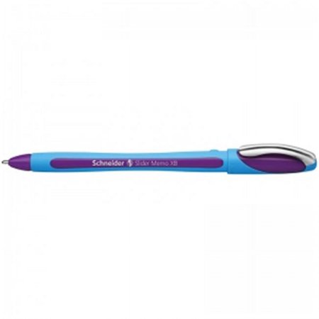UPC: 4004675065216 | Schneider Slider Memo XB Ballpoint Pen  1.4 mm  Violet Ink  Box of 10 Pens