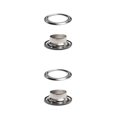 thumbnail image 1 of Guardurnaity 100 paquete / lote Remache ciego multipropósito para necesidades de fijación versátiles y seguras Hebilla de ojo de pollo de cobre plateado 12mm Junta redonda + cobre 2Conjunto, 1 of 6