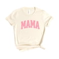 thumbnail image 4 of Trendy Checkered Mama Shirt for Women Cute Orange and Pink Mom Tee Natural Shirt Adult 2XL, 4 of 4