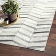 thumbnail image 2 of Pasargad Home Galaxy 96" x 120" Hand-Loomed Cowhide Leather Area Rug in Silver, 2 of 2
