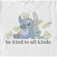 thumbnail image 2 of Men's Lilo & Stitch Be Kind to All Kinds  Graphic Tee White Medium, 2 of 5