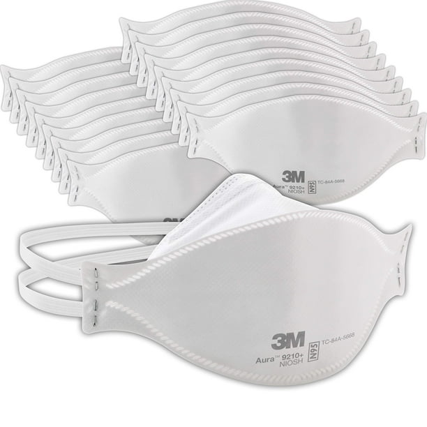 Respirador de partículas 3M Aura 9210+ N95 desechable