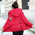 thumbnail image 3 of BEFOKA Jackets for Women Puffer Jacket Lightweight Quilted Padded Coat Tops for Women Trendy Winter Fleece Coat Warm Puffy Jacket with Stand Collar Thermal Warm Outerwear Going Out Tops M_4X, 3 of 9