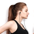 thumbnail image 3 of SHARE SUNSHINE Wired Headphones In-Ear Stereo In-Line Universal Earbuds-Black, 3 of 6