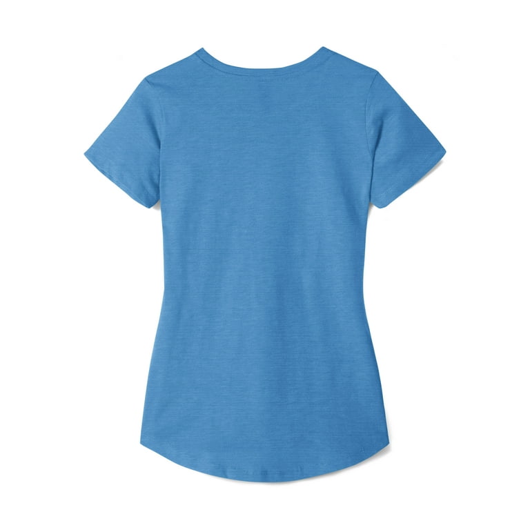 Curved hem workout shirt cheap