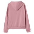 thumbnail image 5 of Girls Boys Oversized Hoodies Full Zip Hooded Sweatshirt Soft Fleece Lining Jacket Lightweight Warm Outerwear Fall Winter Coat, 5 of 7