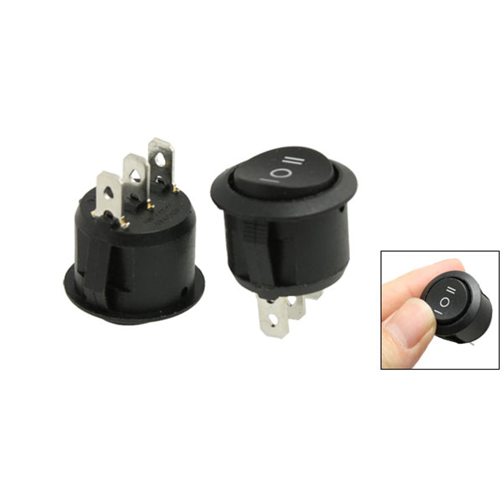 2x 3 Position On Off On Round Rocker Switch Circular Black Car Motorcycle Boat Walmart Com Walmart Com 2x 3 Position On Off On Round Rocker Switch Circular Black Car Motorcycle Boat Walmart Com Walmart Com