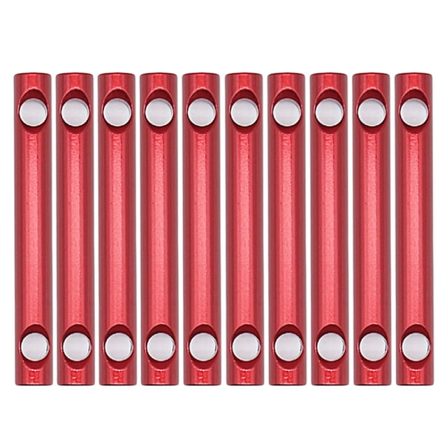 GLFILL 10Pcs/lot Tent Guyline Para Cord Rope Fastener Guy Line Adjuster Stick-Rod Runner- Wind Stopper Tightener Hook Buckle Tensioner Red