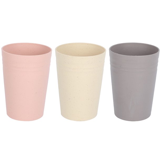 3 vasos para cepillos de dientes, vaso para enjuague bucal, pajita reutilizable, organizador de cepillos de dientes, accesorio