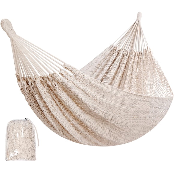 Hamaca Familiar Tejida a Mano Estilo Maya con Bolsa - HappyPicnic
