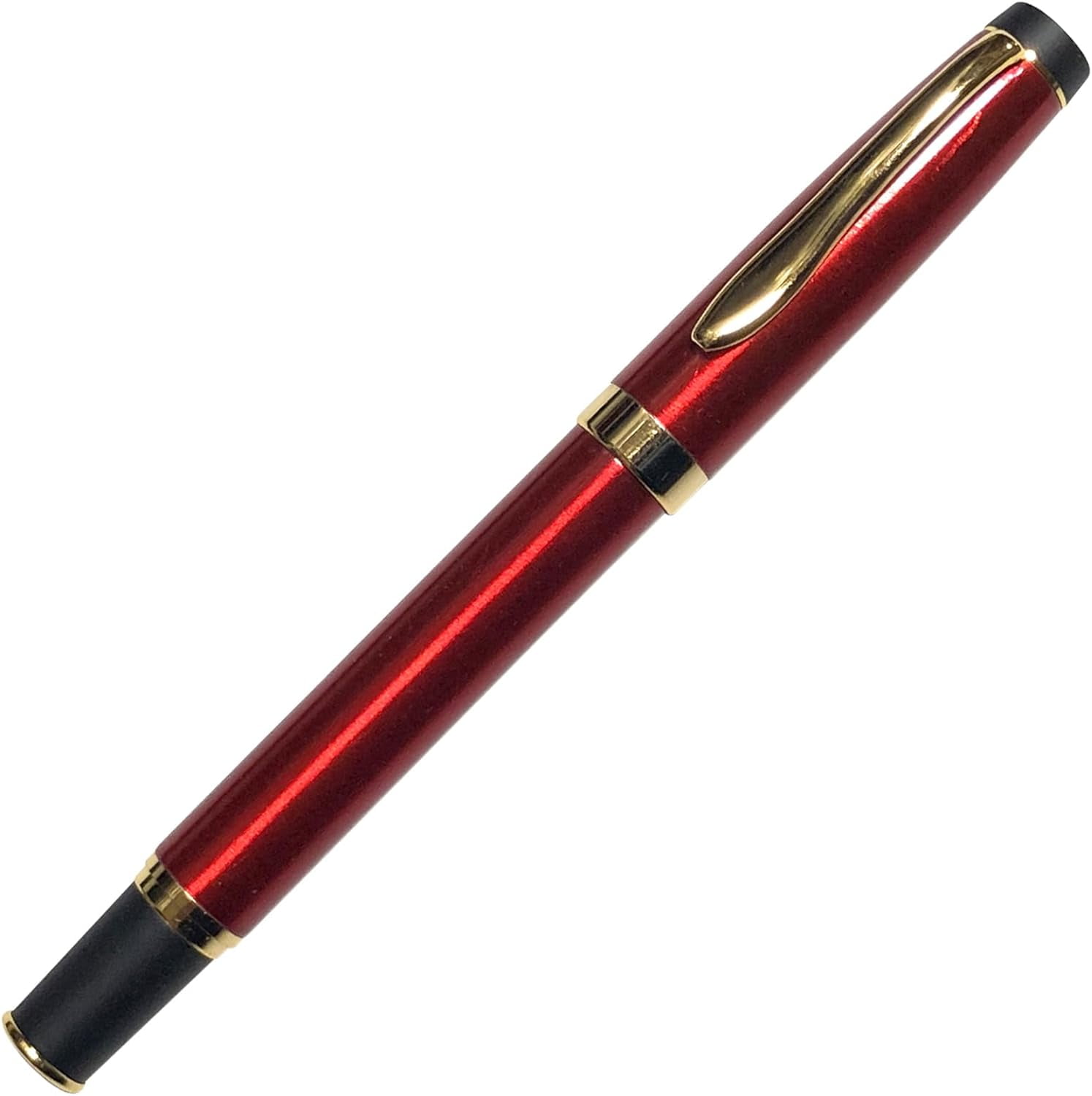 Gripper Rollerball Pen - Red with Anti Slip Grip (Budget Friendly Pen)