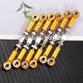thumbnail image 1 of FUTUREORYY 6Pack Metal Turnbuckle Rod Linkage For Truck Rc Hobbyists Upgrade Parts, 1 of 4