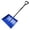 Blue, variant on 55-Inch Large Capacity Shovel for Home, Garage, Garden, Car, Camping, and Outdoor Snow Removal with Ergonomic D-Grip Handle and Aluminum Strip