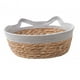 thumbnail image 5 of Cesta para cama de gato tejida a mano, alfombrilla para arañazos de gato, alfombrilla para mascotas, cama para perro de verano, duradera gris S jinwen Cama tejida para gatos, 5 of 8