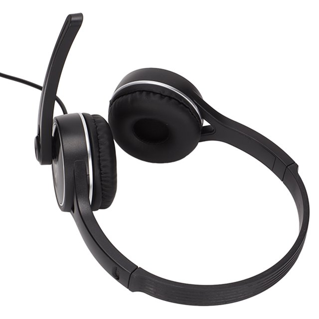 USB PC Headphone, Wired 40mm/1.6in Driver Omnidirectional Kids Headphone For Online Class For Music