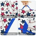 thumbnail image 6 of Red White Blue Baseballs and Stars Pattern Toddler Nap Mats for Kids Preschool,Sleeping Mat Bag or Kids,Toddler Sleeping Bag,Toddler Nap Mat or Daycare, 6 of 6