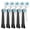 Mix Color, variant on 10PCS Toothbrush Replacement Heads Compatible with Oral B iO 2/3/4/5/6/7/8/9/10, Medium Bristles for Gentle Gum Care, Round Toothbrush Head, 360°Deep Cleaning Rotating Powerhead, White+Black