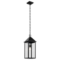 59160BK Kichler Lighting Prin - 1 Light Outdoor Hanging Pendant-22 Inch Tall and 9 Inch Wide-Black Finish
