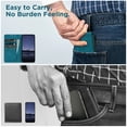 thumbnail image 4 of for Samsung Galaxy S23 Ultra Wallet Case with RFID Blocking Credit Card Holder, Magnetic Closure PU Leather Folio Flip Kickstand Shockproof Cover Women Men for Samsung Galaxy S23 Ultra,Bluegreen, 4 of 8