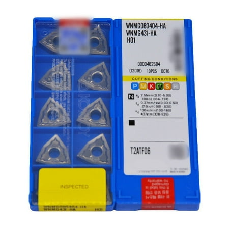 

10pcs WNMG080404-HA WNMG431-HA H01 Aluminum Inserts
