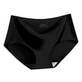 thumbnail image 1 of 3x Bragas Transpirables Para Mujer, Ropa Interior Informal De Cintura Media, Lencería Negra, 1 of 2
